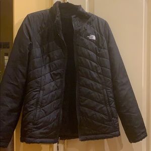 Black reversible north face
